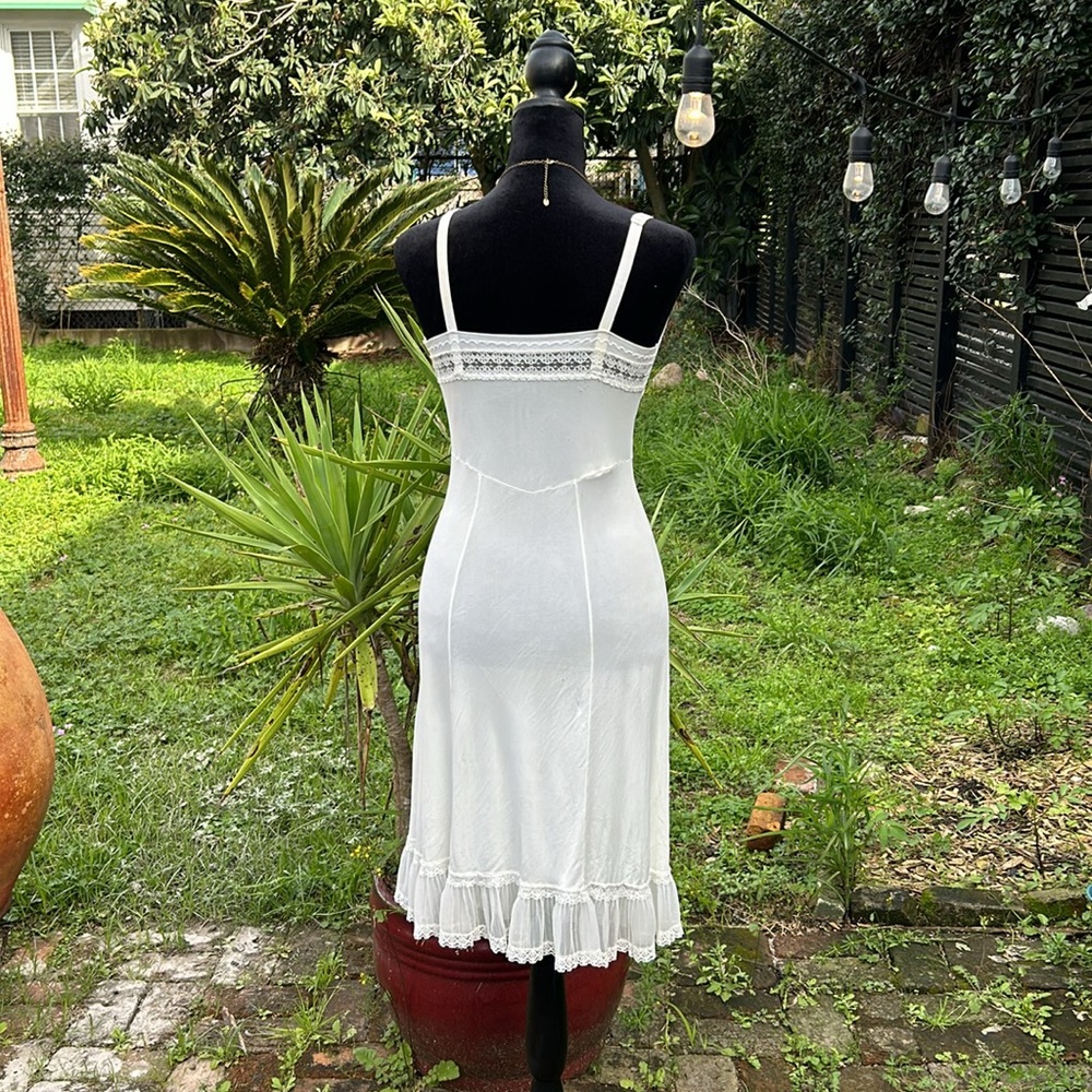 70s Vintage Rosette Slip XS - Picture 4 of 16